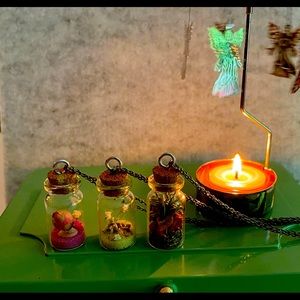 Self Care Charm Bottle - Spell Bottle / Lucky Amulet